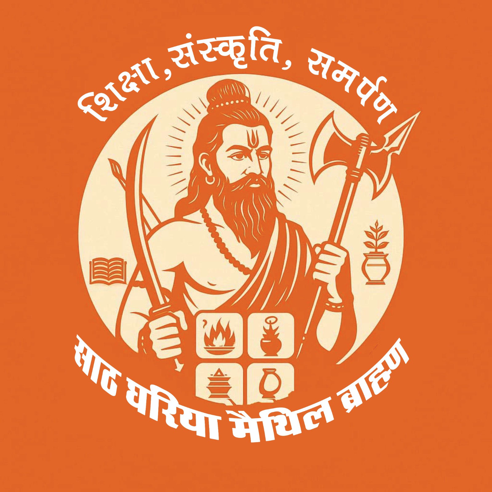 60-Ghar Maithil Brahmin Community logo